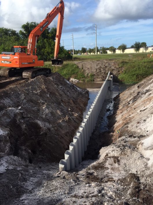 weir sarno south improvements drainage construction central fl